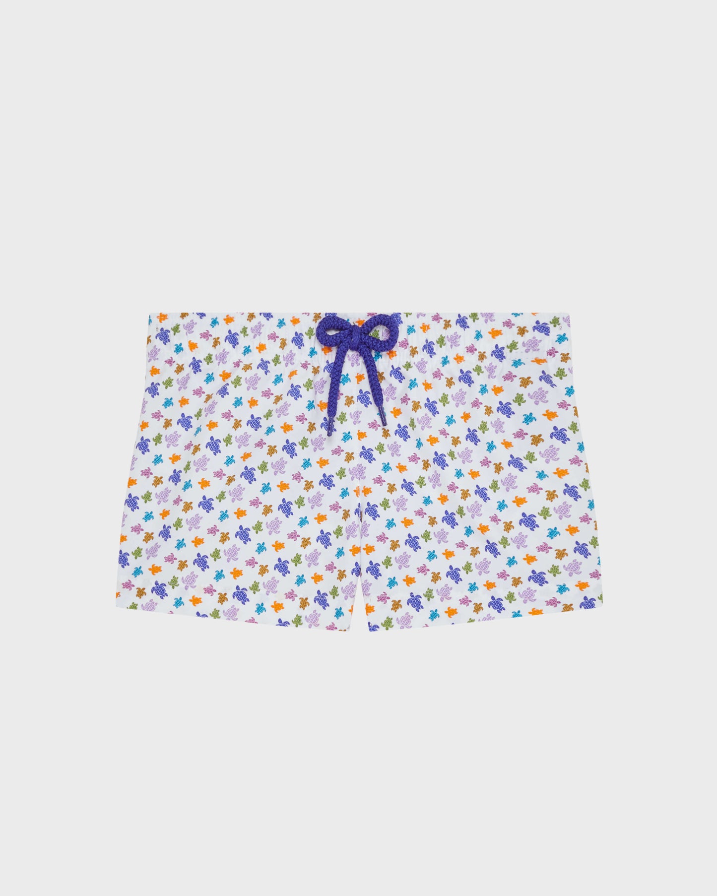 Vilebrequin Girls Girls Swim Trunks Micro Ronde des Tortues - White