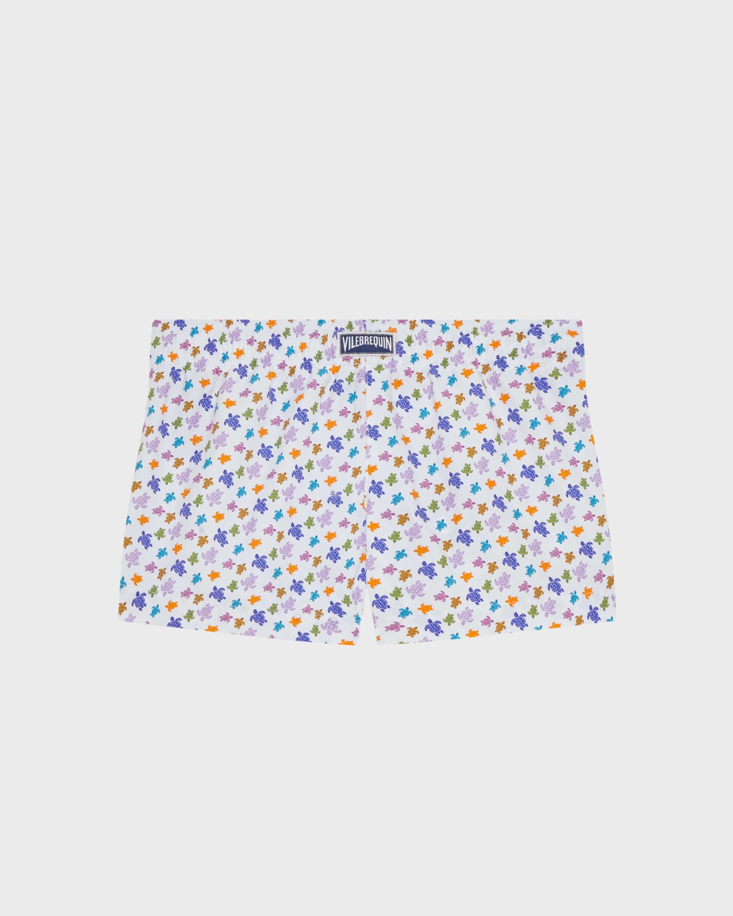 Vilebrequin Girls Girls Swim Trunks Micro Ronde des Tortues - White