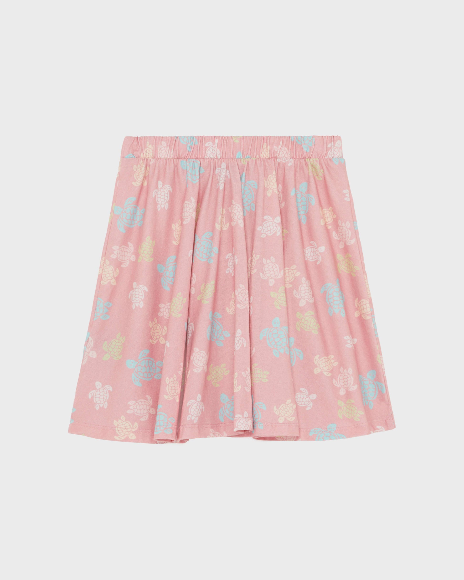 Vilebrequin Girls Girls Elastic Waist Skirt Ronde Des Tortues Multicolores