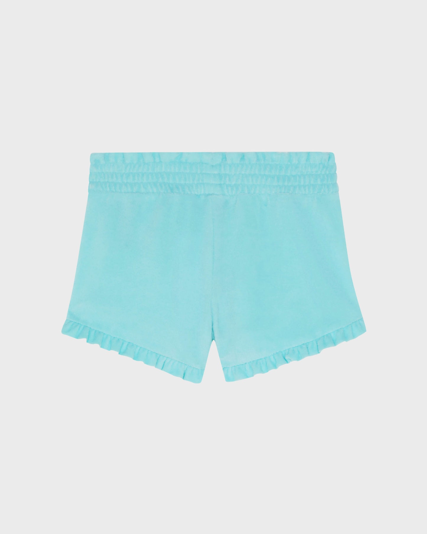 Vilebrequin Girls Girls Terry Shorts Embroidered Turtle - Blue Oxygene