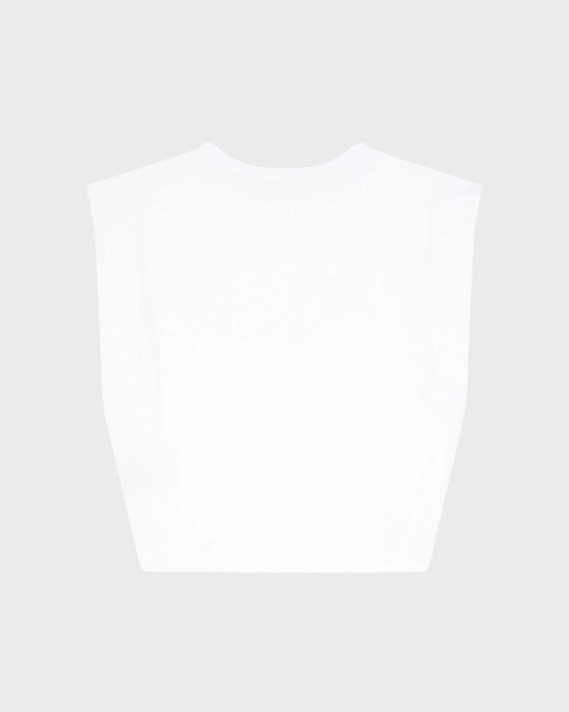 Vilebrequin Girls Girls Organic Cotton Tank Top Mini Turtle - White