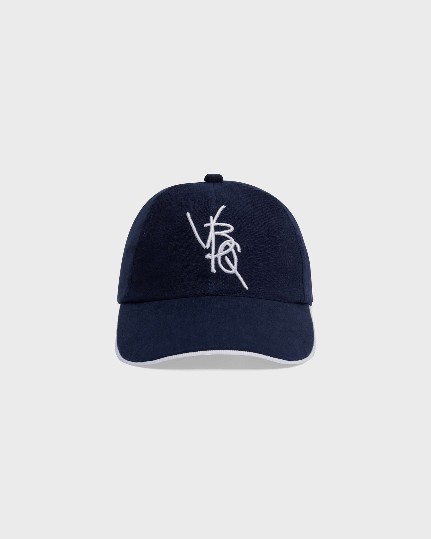 Vilebrequin Accessories Linen Cap VBQ Line - Blue Navy