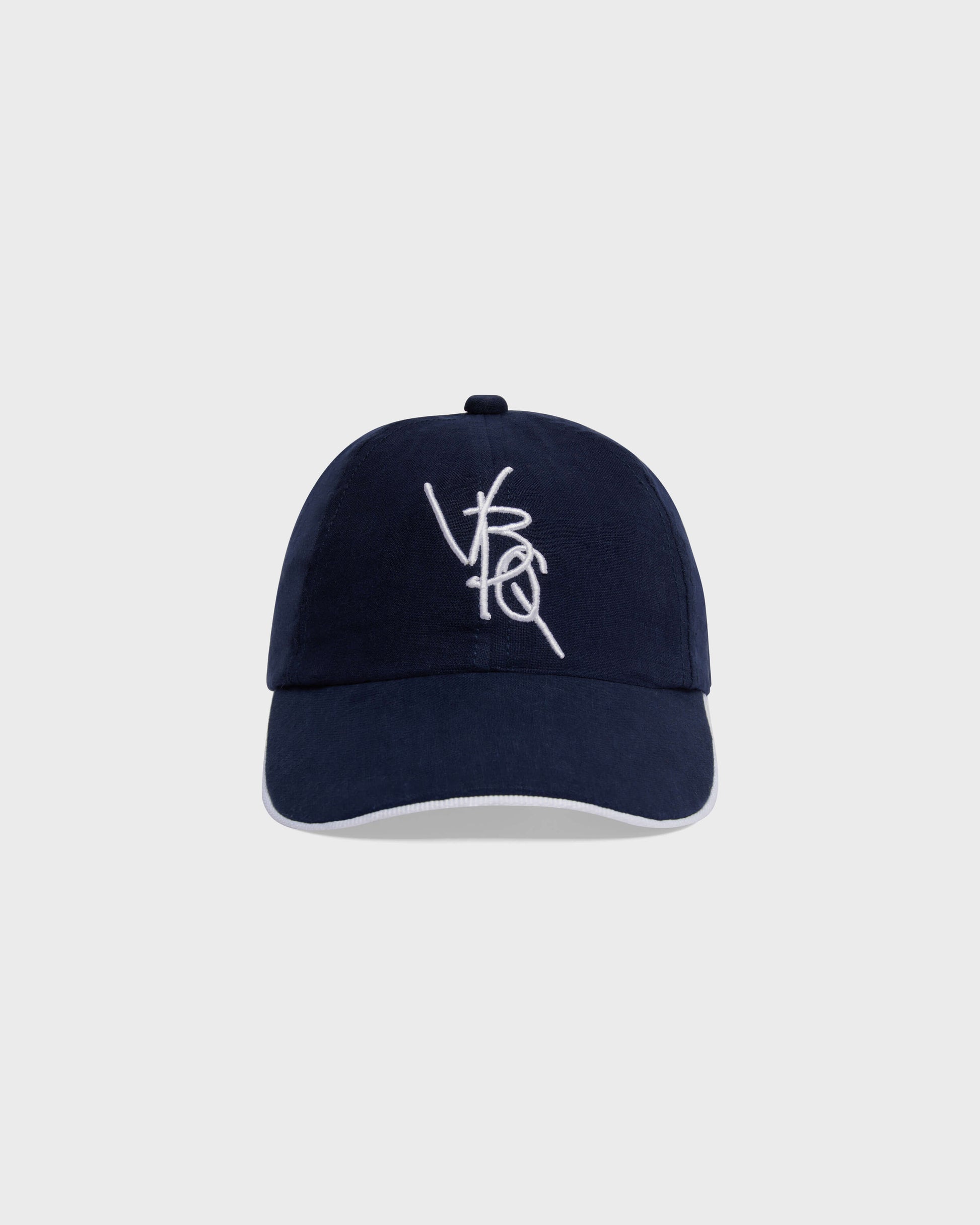 Vilebrequin Accessories Linen Cap VBQ Line - Blue Navy