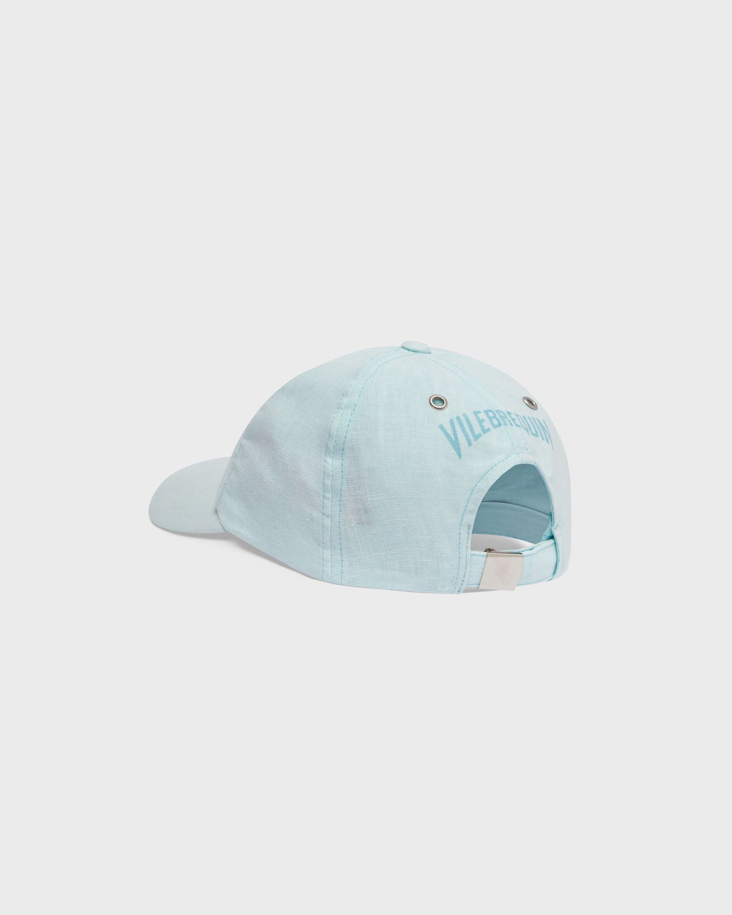Vilebrequin Accessories Unisex Linen Baseball Cap Solid - Blue Pacific