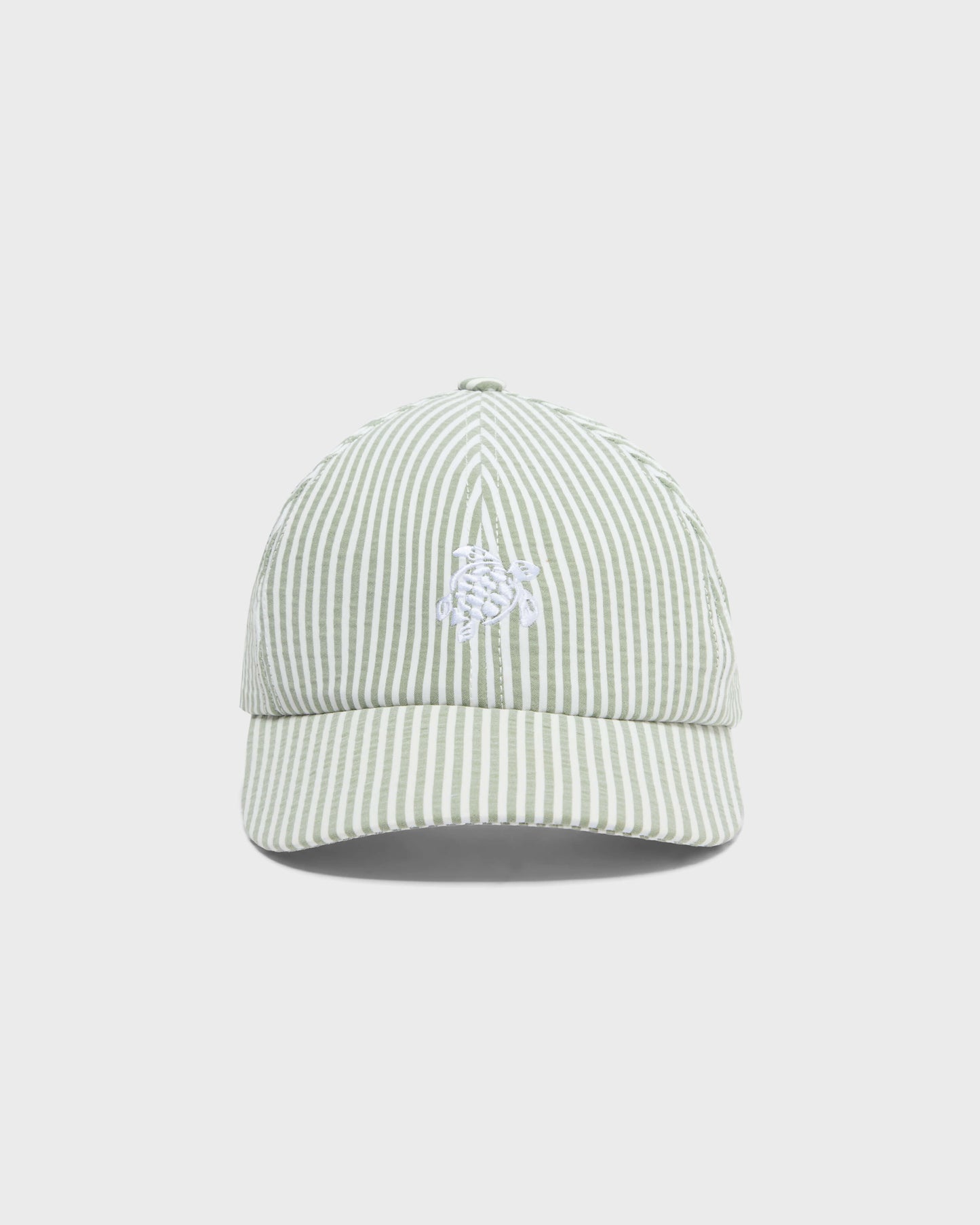Vilebrequin Accessories Seersuckers Stripes Cap - Green Khaki