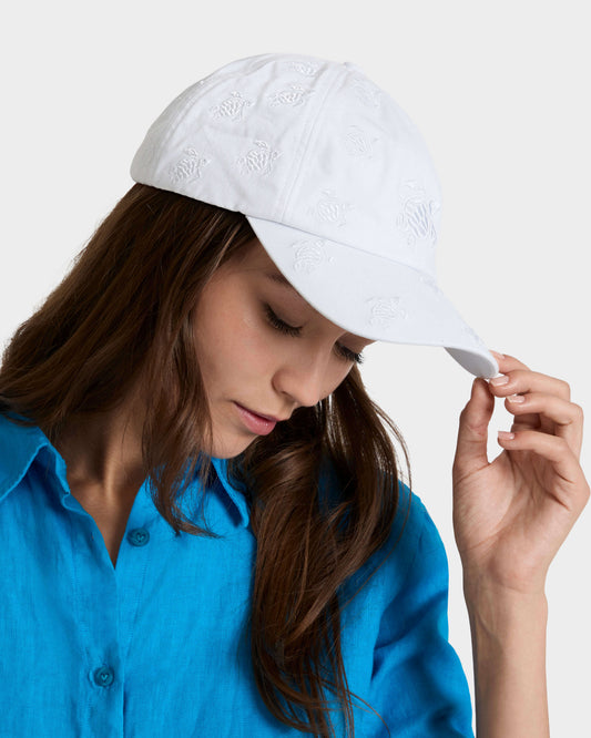 Vilebrequin Accessories Embroidered Cap Turtles All Over