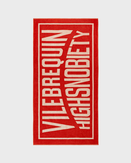 Vilebrequin Accessories Organic Cotton Towel Solid - Vilebrequin x Highsnobiety - Red Rooibos Website | SANZ3200