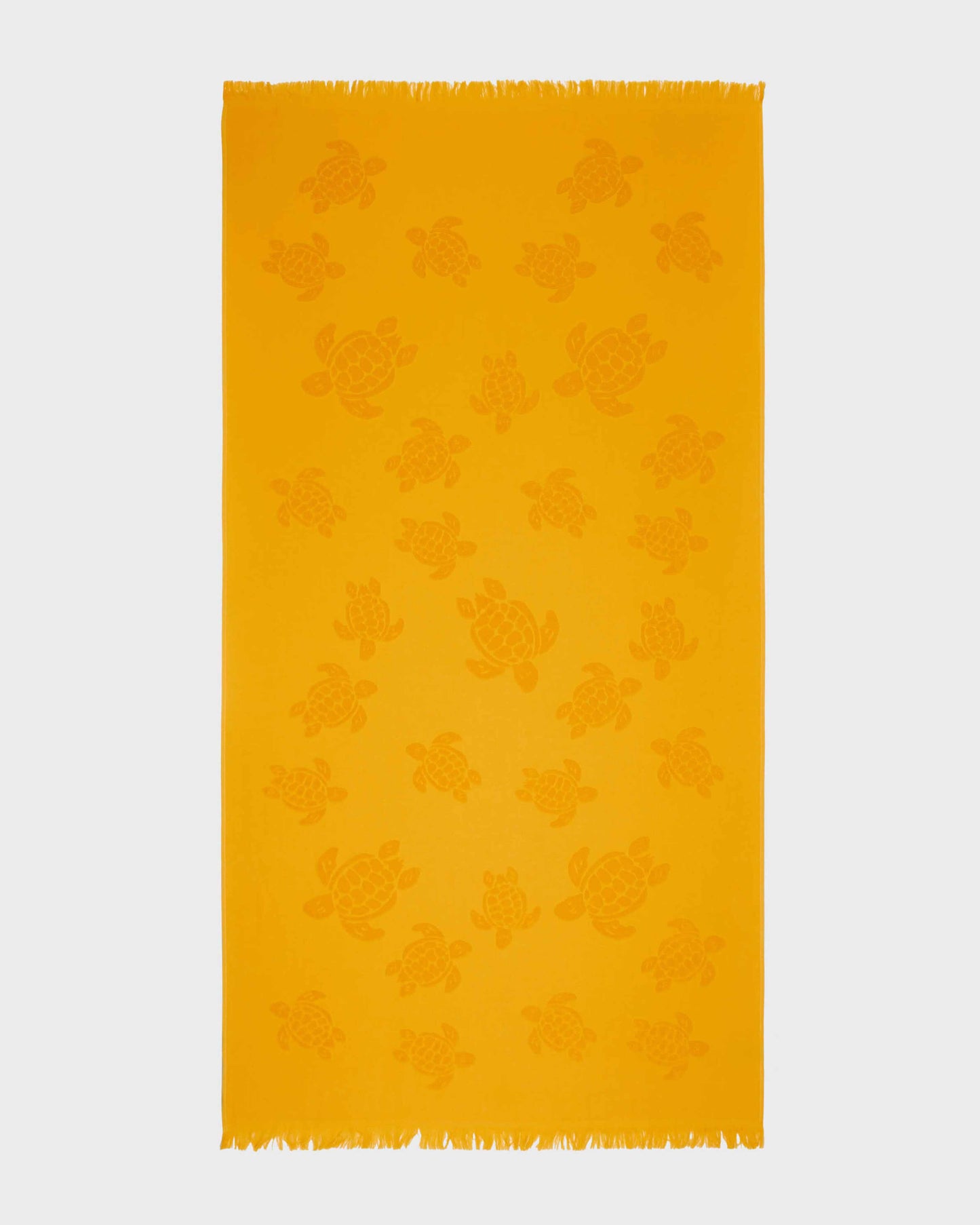 Vilebrequin Accessories Beach Fouta in Organic Cotton Turtles Jacquard | Beach Towel Vilebrequin STHU1201