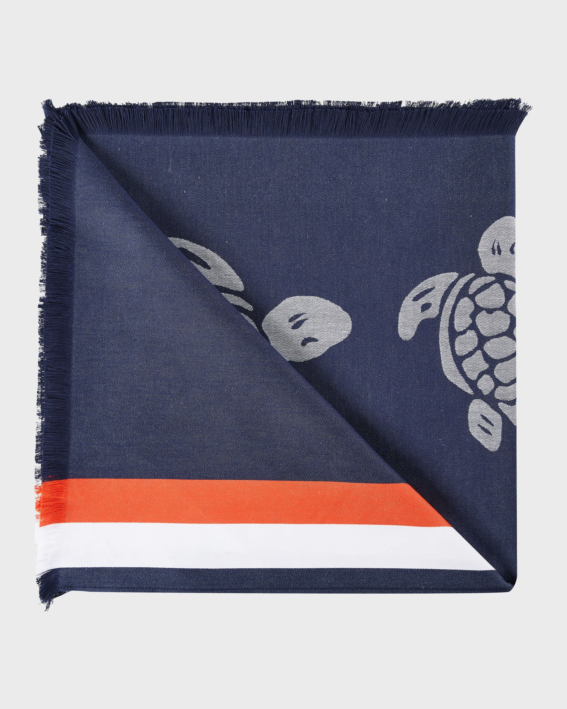 Vilebrequin Accessories Big Towel Ronde des Tortues - Blue Navy