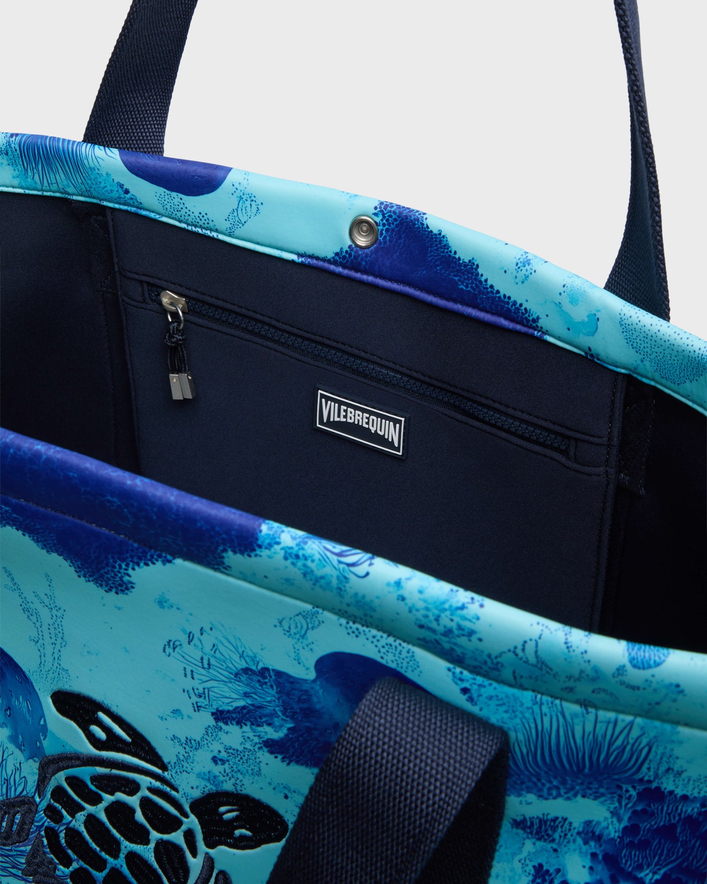 Vilebrequin Accessories Neoprene Beach Bag Coral Reef - Blue Oxygene
