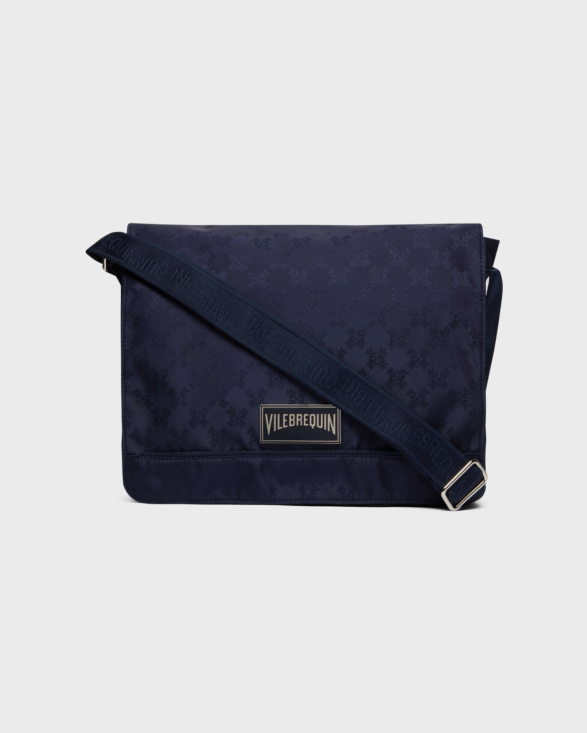 Vilebrequin Accessories Messenger Bag Turtle Dance Jacquard - Blue Navy