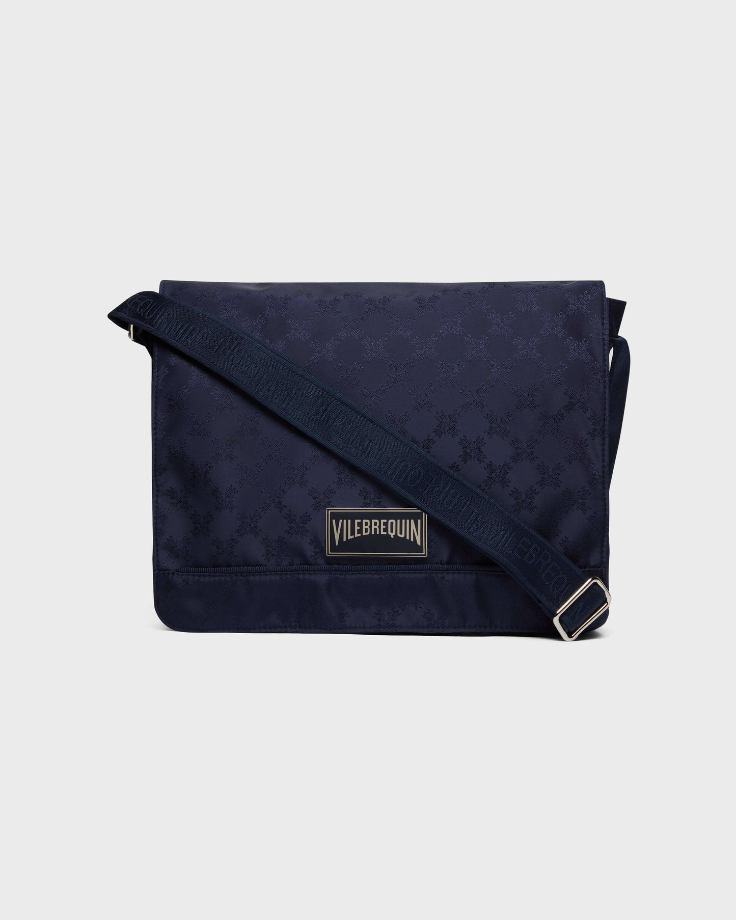 Vilebrequin Accessories Messenger Bag Turtle Dance Jacquard - Blue Navy