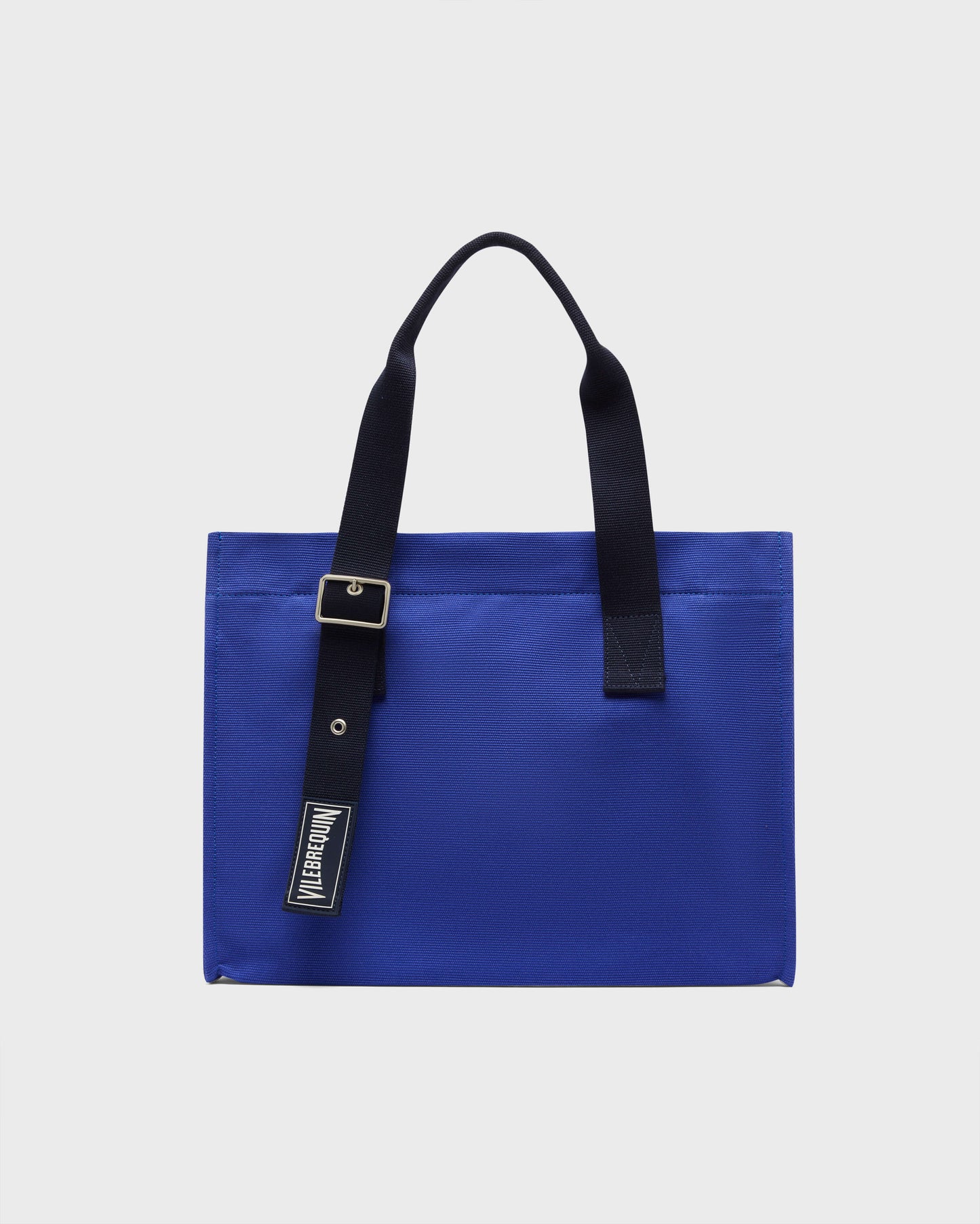 Vilebrequin Accessories Small Cotton Beach Bag Solid - Blue Marrakech Website | BMUE9103