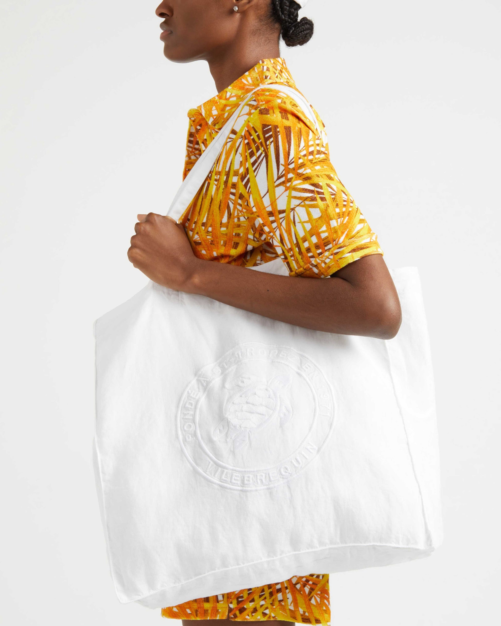 Vilebrequin Accessories Bolso tote de lino Turtle