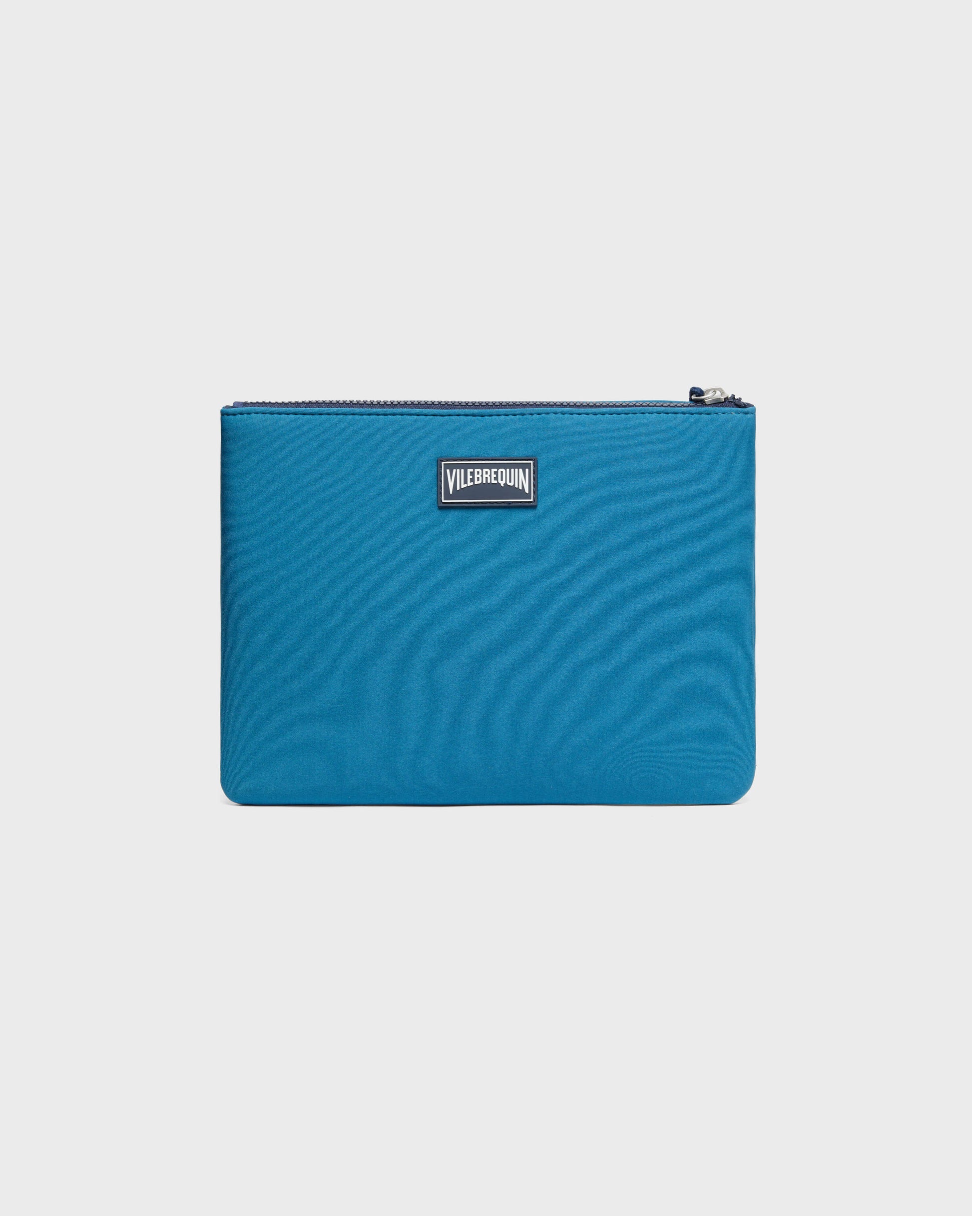 Vilebrequin Accessories Unisex Neoprene Pouch Solid - Blue Peacock