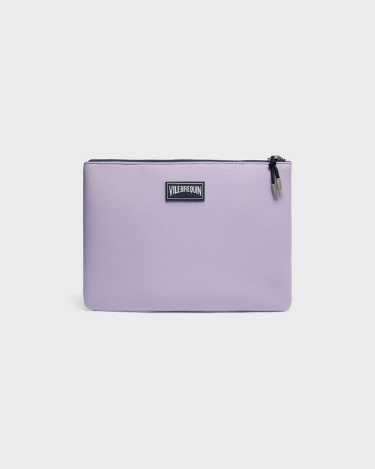 Vilebrequin Accessories Neoprene Pouch Turtle - Purple Fleur