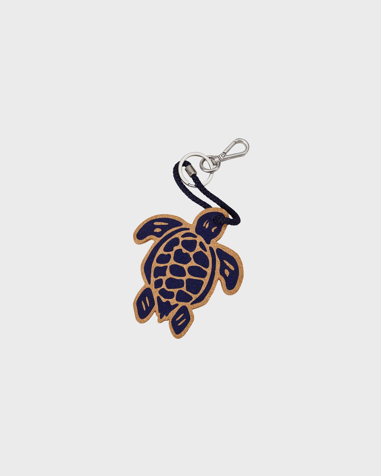 Vilebrequin Accessories Turtle Cork Keyring - Blue Navy Keychains