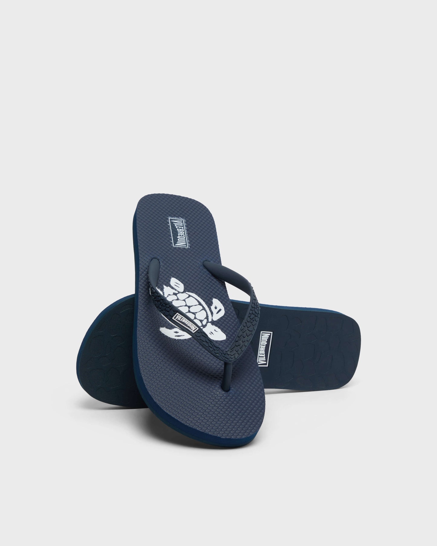 Vilebrequin Accessories Flip Flops Turtle - Blue Navy