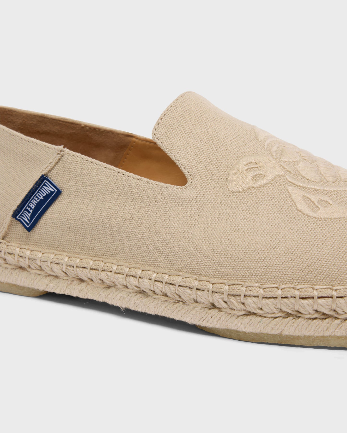 Vilebrequin Accessories Canvas Boat Shoes Solid - Beige