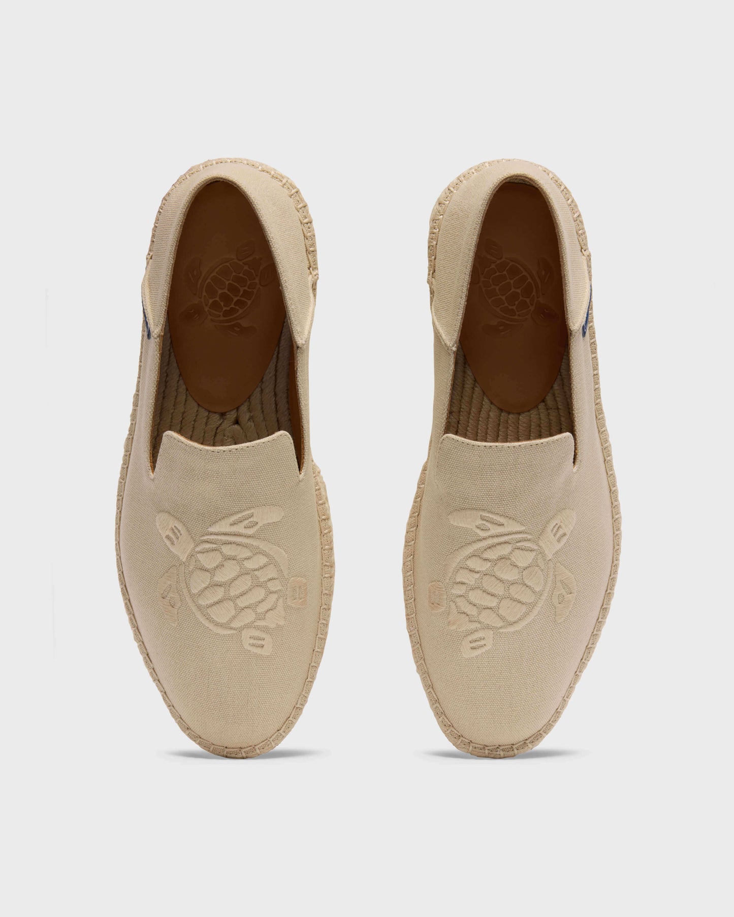 Vilebrequin Accessories Canvas Boat Shoes Solid - Beige