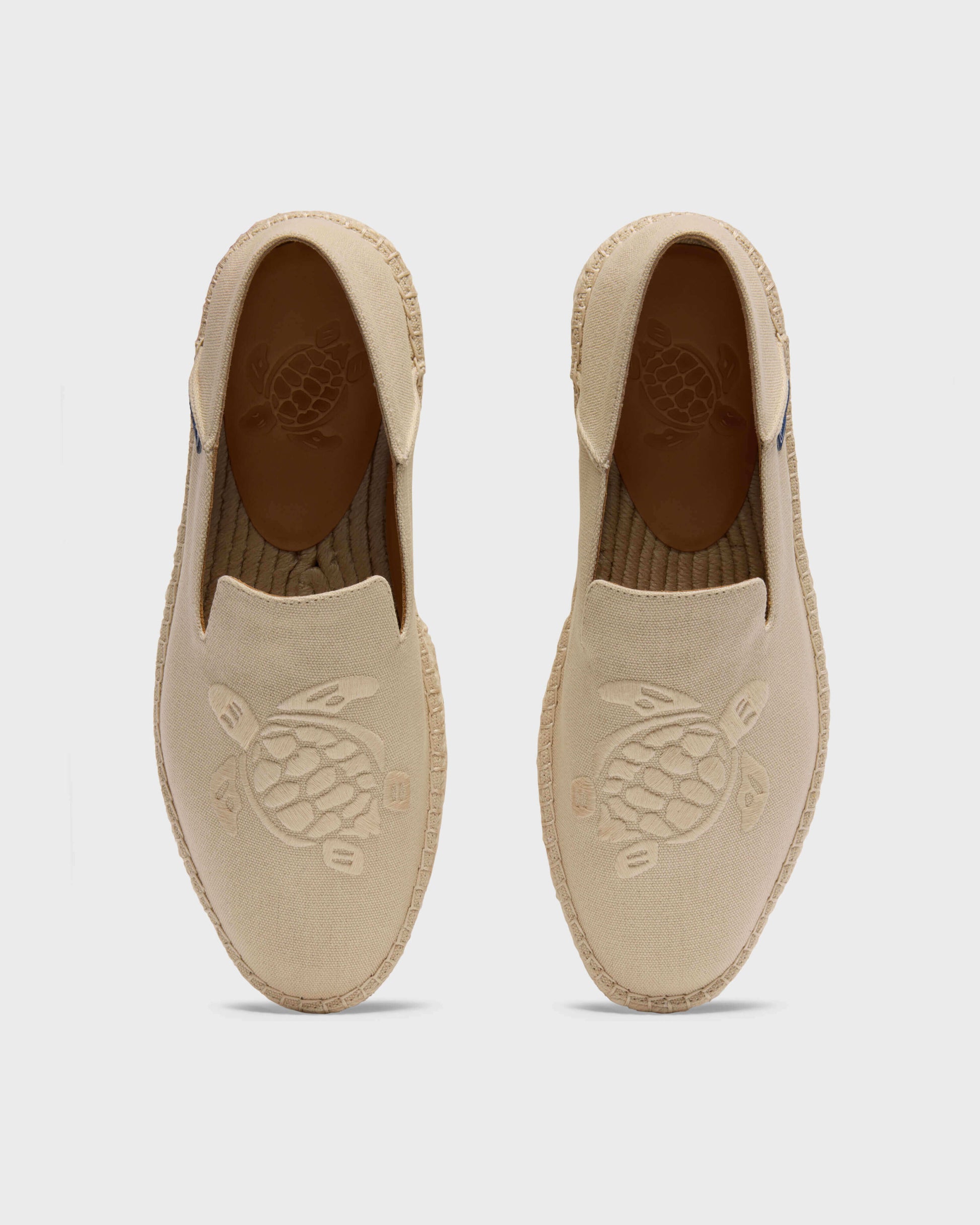 Vilebrequin Accessories Canvas Boat Shoes Solid - Beige