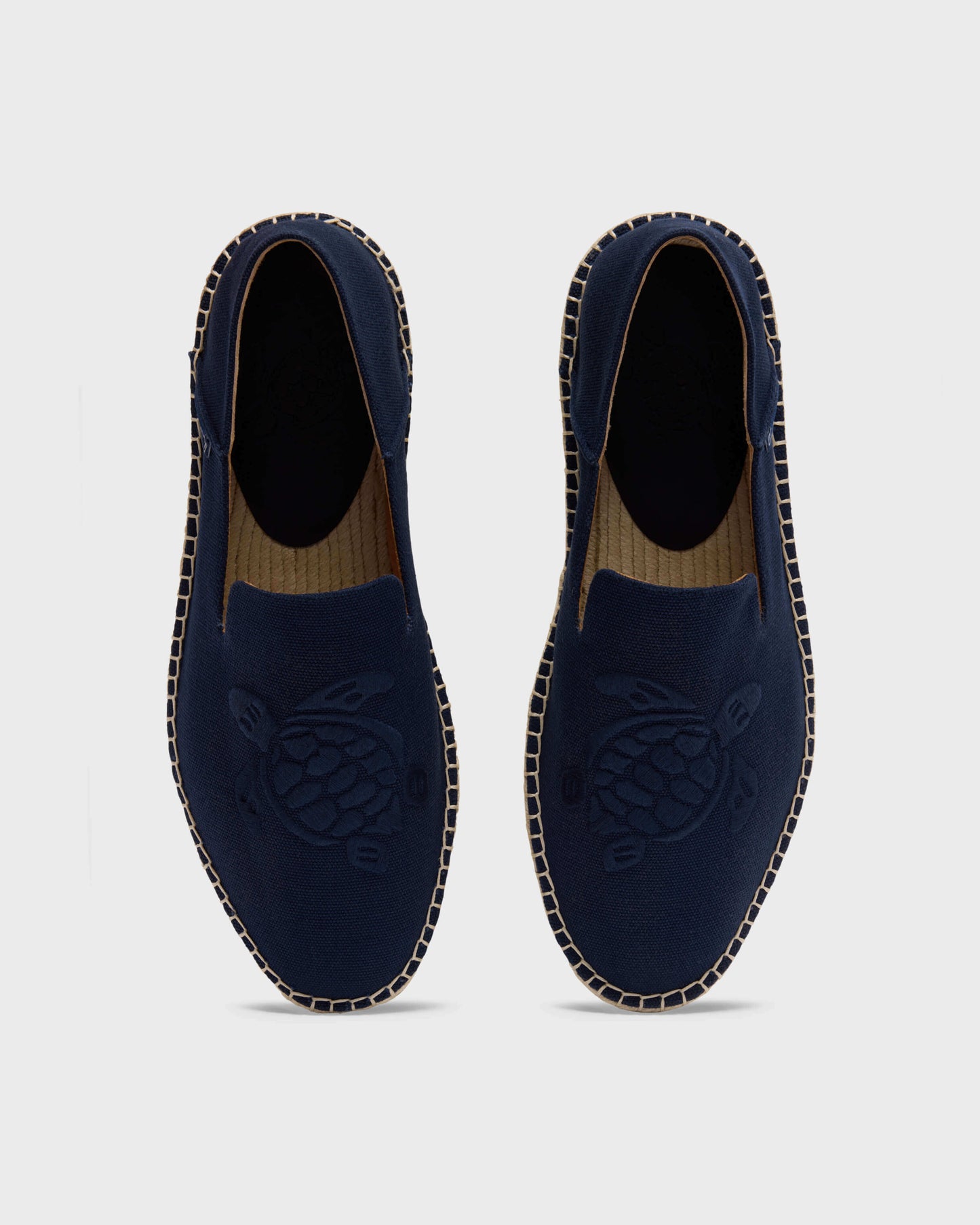 Vilebrequin Accessories Canvas Boat Shoes Solid - Blue Navy