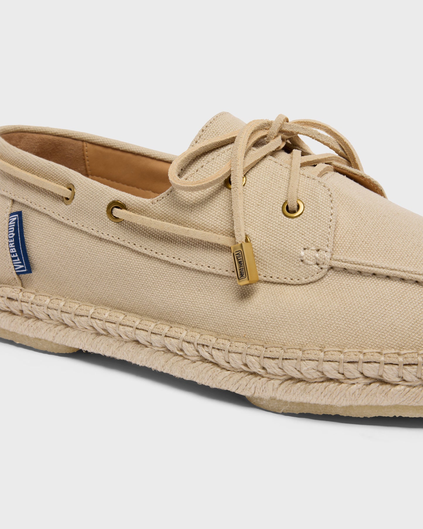 Vilebrequin Accessories Canvas Loafers Solid - White Ecru